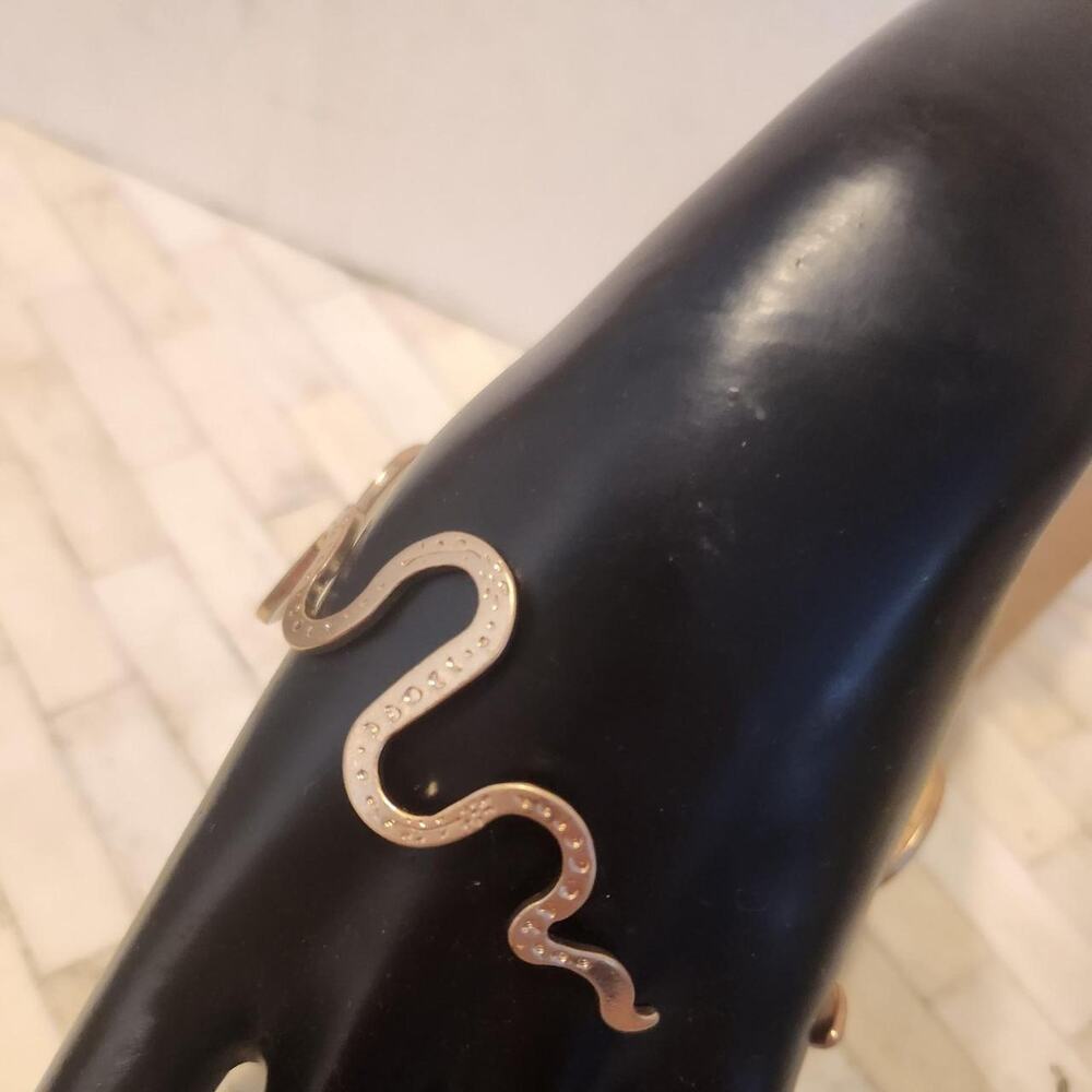 Zara gold tone snake bracelet - Picture 3 of 6